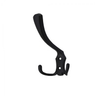 Крючок меб. трехрожковый мет. WP59 черный матовый GRIDLI — купить мебельную фурнитуру в Санкт-Петербурге | AKS мебель
