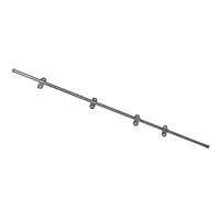 Механизм поворота вставки стола трубка 810мм AKS — купить мебельную фурнитуру в Санкт-Петербурге | AKS мебель
