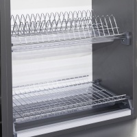 Сушка для посуды 900 NORWIG с профилем, хром AKS (без коробки) — купить мебельную фурнитуру в Санкт-Петербурге | AKS мебель
