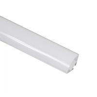 Профиль алюминиевый угловой/подвесной ORION-GREAT 3030C с полукруглым экраном, цвет алюминий, 2м, AKS — купить мебельную фурнитуру в Санкт-Петербурге | AKS мебель
