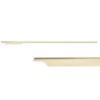 Ручка меб. скоба алюм. ANDROMEDA 1056/1200 матовое браш золото, AKS (левая) — купить мебельную фурнитуру в Санкт-Петербурге | AKS мебель
