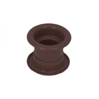 Пропуск вентиляционный D53 орех темный пластик РП — купить мебельную фурнитуру в Санкт-Петербурге | AKS мебель
