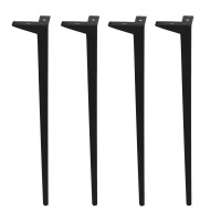 Опора меб. HELLY h720, черный муар (1 упак. = 4 шт.) AKS — купить мебельную фурнитуру в Санкт-Петербурге | AKS мебель
