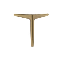 Опора меб. мет. WINDSOR H180 угловая брашированное золото AKS — купить мебельную фурнитуру в Санкт-Петербурге | AKS мебель
