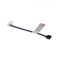 Шнур соединительный для светодиодных лент RGB шириной 10мм (коннектор - лента), 15 см, AKS — купить мебельную фурнитуру в Санкт-Петербурге | AKS мебель
