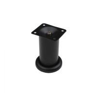 Опора меб. мет. TB019 (B140) d50 h150 черный AKS — купить мебельную фурнитуру в Санкт-Петербурге | AKS мебель
