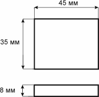 Выключатель бесконтактный для столешниц (max 54mm), с миниконектором, 12/24V, 60W/100W, AKS — купить мебельную фурнитуру в Санкт-Петербурге | AKS мебель
