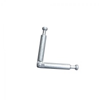 Шток эксцентрика шарнирный двухсторонний, регулировка угла 90-180 (уп/10шт) AKS — купить мебельную фурнитуру в Санкт-Петербурге | AKS мебель
