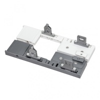 Держатель передней стенки внутреннего ящика H=175 Slimbox AKS графит с рейлингом на фасаде — купить мебельную фурнитуру в Санкт-Петербурге | AKS мебель
