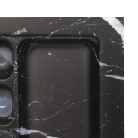 Лоток для столовых приборов 400 TR-05 (320～260*430～390*55), черно-серый мрамор AKS — купить мебельную фурнитуру в Санкт-Петербурге | AKS мебель
