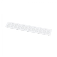 Решетка вентиляционная 480х80мм белая алюминий AKS — купить мебельную фурнитуру в Санкт-Петербурге | AKS мебель
