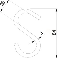 Крючок на трубу d25 (506), хром AKS — купить мебельную фурнитуру в Санкт-Петербурге | AKS мебель
