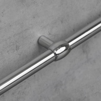 Держатель ретро, труба d16 хром AKS — купить мебельную фурнитуру в Санкт-Петербурге | AKS мебель
