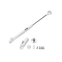 Подъемник газовый верхний 80N с доводчиком белый AKS PLUS — купить мебельную фурнитуру в Санкт-Петербурге | AKS мебель
