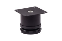 Опора меб. мет. d50 h50 с регул. черный AKS — купить мебельную фурнитуру в Санкт-Петербурге | AKS мебель
