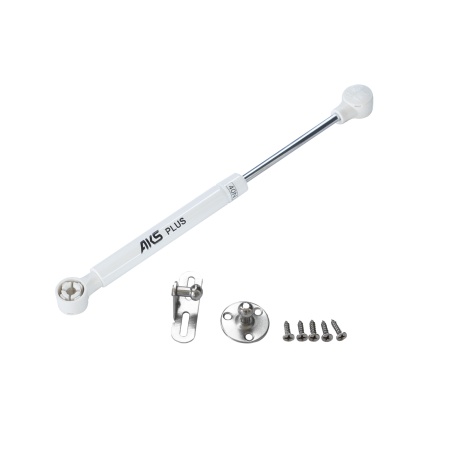 Подъемник газовый верхний 100N белый AKS PLUS — купить мебельную фурнитуру в Санкт-Петербурге | AKS мебель
