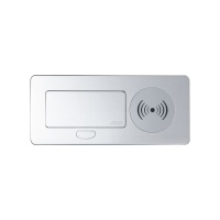 Выдвижной удлинитель NOVA 5, 1 розетка, USB A + C, wireless 15W, черный AKS — купить мебельную фурнитуру в Санкт-Петербурге | AKS мебель
