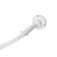 Заглушки (крепления) к светодиодной веревке, d20, тип 3 (1 компл = 2шт.), белый, AKS — купить мебельную фурнитуру в Санкт-Петербурге | AKS мебель
